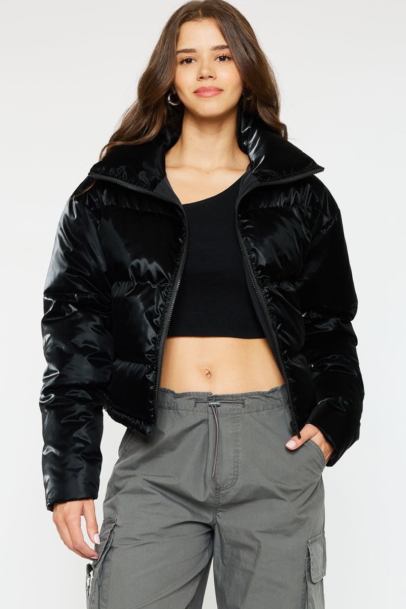 Lux Cropped Puffer Jacket - Official Kancan USA