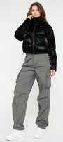 Lux Cropped Puffer Jacket - Official Kancan USA