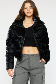  Lux Cropped Puffer Jacket - Official Kancan USA