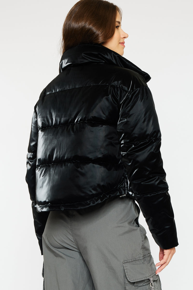 Lux Cropped Puffer Jacket - Official Kancan USA