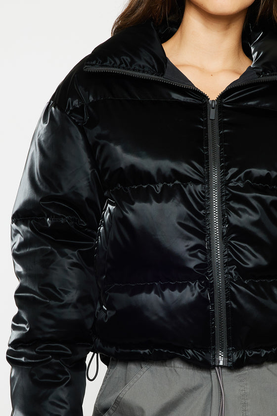 Lux Cropped Puffer Jacket - Official Kancan USA