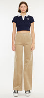 Saturn Ultra High Rise Wide Leg Corduroy Pants - Official Kancan USA