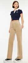 Saturn Ultra High Rise Wide Leg Corduroy Pants - Official Kancan USA