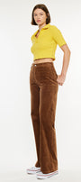 Saturn Ultra High Rise Wide Leg Corduroy Pants - Official Kancan USA