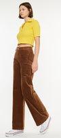 Saturn Ultra High Rise Wide Leg Corduroy Pants - Official Kancan USA