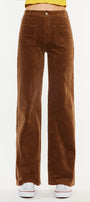 Saturn Ultra High Rise Wide Leg Corduroy Pants - Official Kancan USA