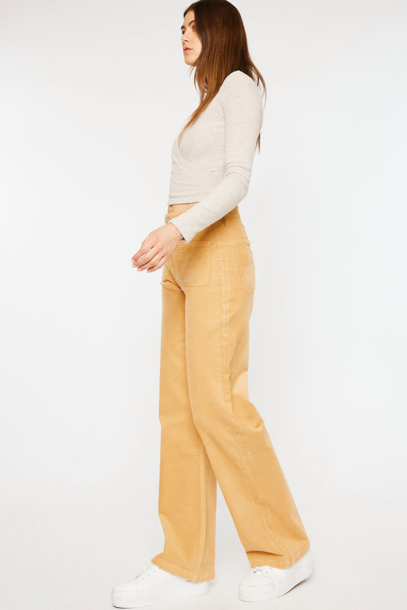Saturn Ultra High Rise Wide Leg Corduroy Pants – Kancan USA Saturn Ultra High Rise Wide Leg Corduroy Pants – Kancan USA
