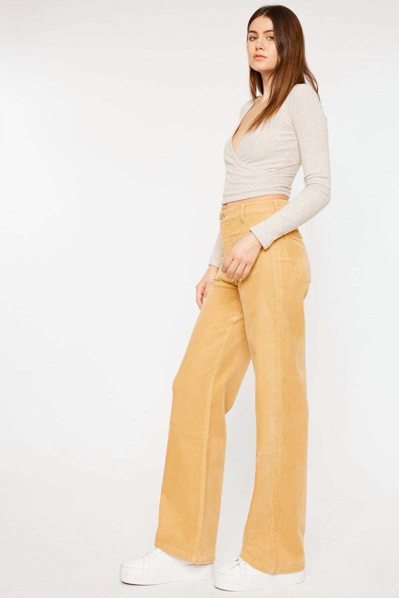 Saturn Ultra High Rise Wide Corduroy – Kancan USA