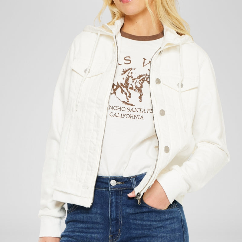 Eleni Denim Hoodie Jacket - Official Kancan USA