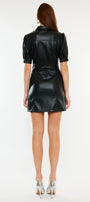 Neva Faux Leather Dress - Official Kancan USA