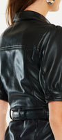 Neva Faux Leather Dress - Official Kancan USA