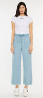 Milly High Rise Cropped  Wide Leg Jeans - Official Kancan USA