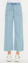 Milly High Rise Cropped  Wide Leg Jeans - Official Kancan USA