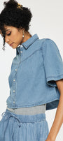 Alannah Cropped Shirt - Official Kancan USA