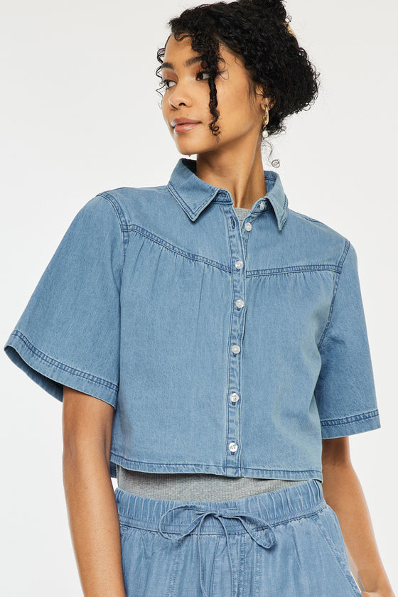 Alannah Cropped Shirt - Official Kancan USA