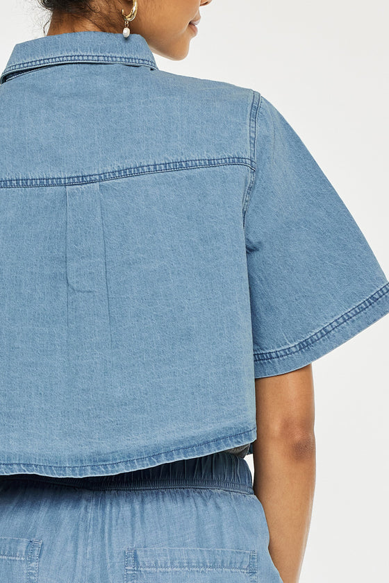 Alannah Cropped Shirt - Official Kancan USA