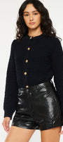 Asa High Rise Faux Leather Shorts - Official Kancan USA