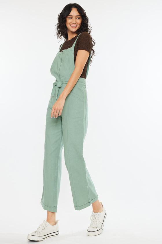 Maggie Cropped Wide Overalls - Official Kancan USA