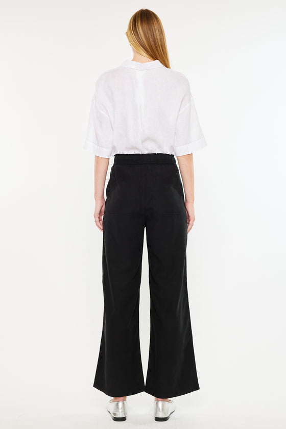 Christy Ultra High Rise Linen Paperbag Wide Pants - Official Kancan USA