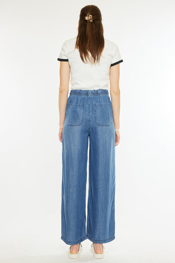 Lin Ultra High Rise Paperbag Wide Pants - Official Kancan USA