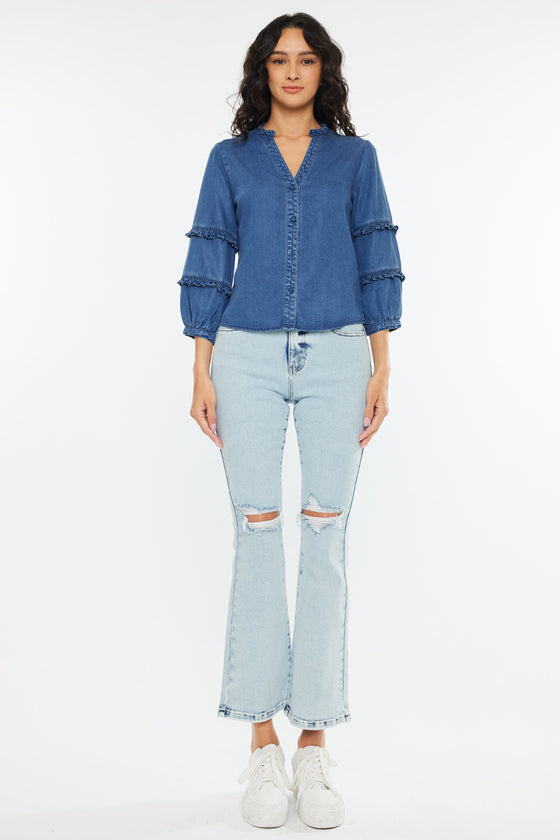 Allie Fitted Long Sleeve Shirt - Official Kancan USA