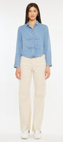 Evie Fitted Long Sleeve Shirt - Official Kancan USA