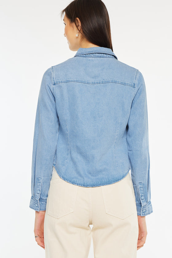 Evie Fitted Long Sleeve Shirt - Official Kancan USA