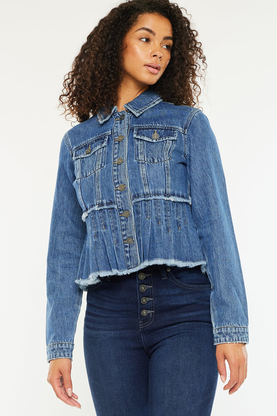 Alaine Pleated Jacket - Official Kancan USA