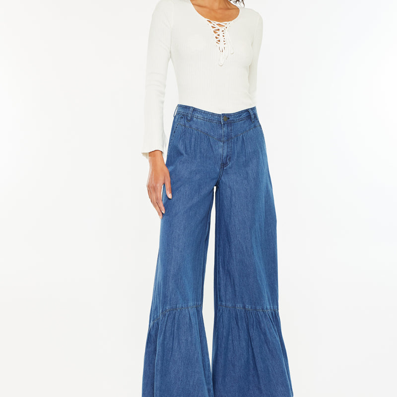 Daria Ultra High Rise Wide Jeans - Official Kancan USA