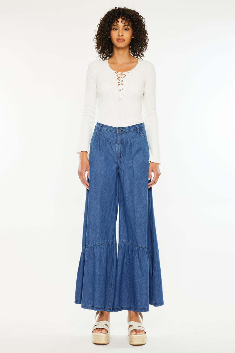 Daria Ultra High Rise Wide Jeans | KanCan Fit – Kancan USA