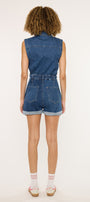 Maite Sleeveless Denim Romper - Official Kancan USA