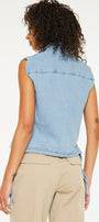 Bianca V-Neck Sleeveless Shirt - Official Kancan USA