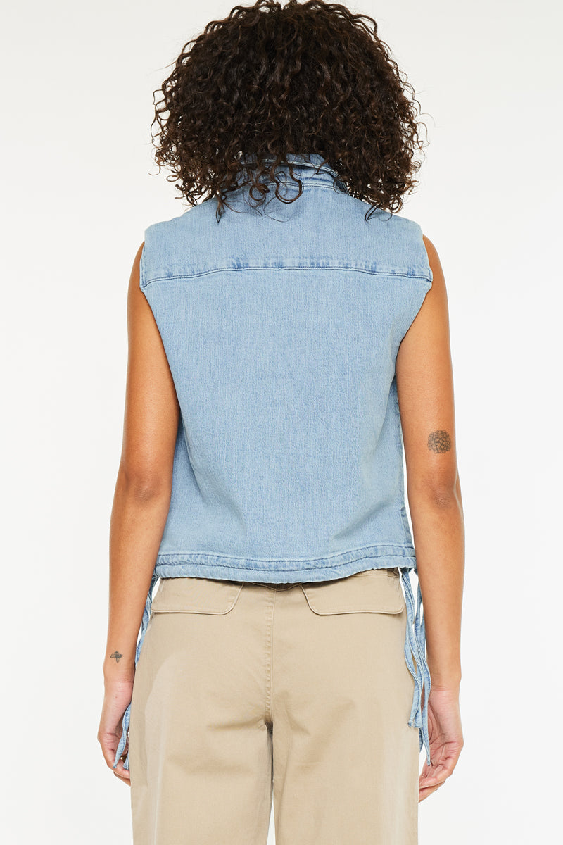 Bianca V-Neck Sleeveless Shirt - Official Kancan USA