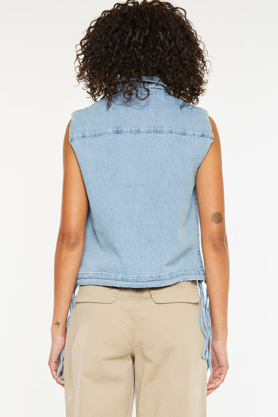 Bianca V-Neck Sleeveless Shirt - Official Kancan USA