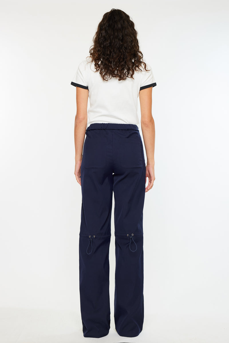 Miranda High Rise Pull On Wide Leg Jeans - Official Kancan USA