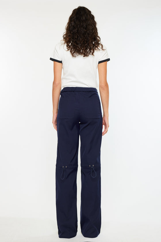 Miranda High Rise Pull On Wide Leg Jeans - Official Kancan USA