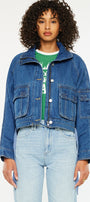 Jailene Denim Windbreaker Jacket - Official Kancan USA