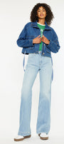 Jailene Denim Windbreaker Jacket - Official Kancan USA
