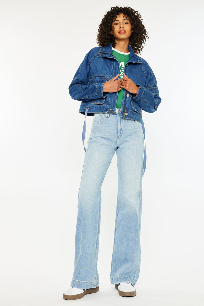 Jailene Denim Windbreaker Jacket - Official Kancan USA