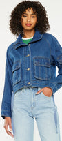 Jailene Denim Windbreaker Jacket - Official Kancan USA
