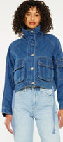 Jailene Denim Windbreaker Jacket - Official Kancan USA