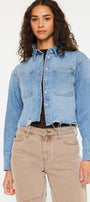 Gemmi Crop Denim Shirts - Official Kancan USA