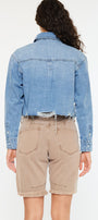 Gemmi Crop Denim Shirts - Official Kancan USA
