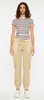 Jacie High Rise Color Block Knit Joggers - Official Kancan USA