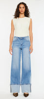 Arlene High Rise Wide Leg Jeans - Official Kancan USA