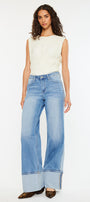Arlene High Rise Wide Leg Jeans - Official Kancan USA