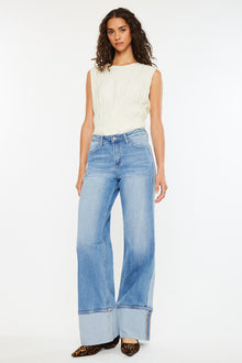  Arlene High Rise Wide Leg Jeans - Official Kancan USA