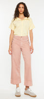 Peony High Rise Crop Wide Leg Jeans - Official Kancan USA