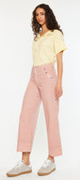 Peony High Rise Crop Wide Leg Jeans - Official Kancan USA
