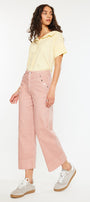 Peony High Rise Crop Wide Leg Jeans - Official Kancan USA